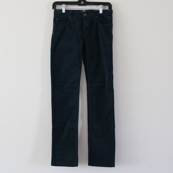 NWT Bonpoint Boys Dylan Style Corduroy Straight Leg Pants Trouser Jewel Green 12